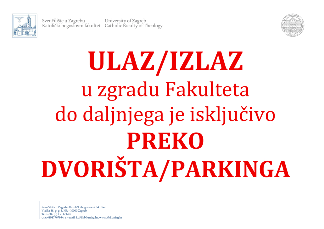 Ulaz-Izlaz u zgradu preko parkinga